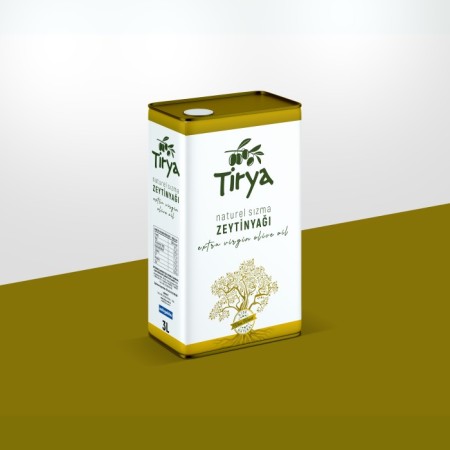 TİRYA GEMLİK NATUREL SIZMA ZEYTİNYAĞI 3 LT.