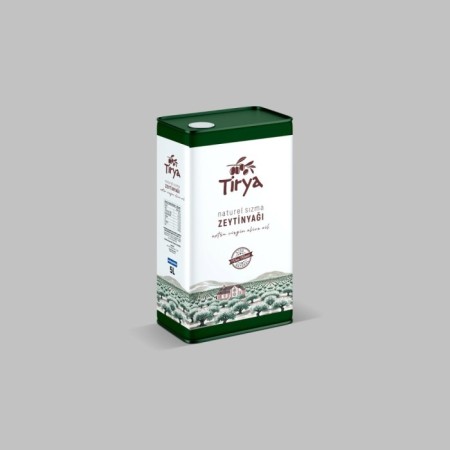 TİRYA GEMLİK NATUREL SIZMA ZEYTİNYAĞI 5LT.