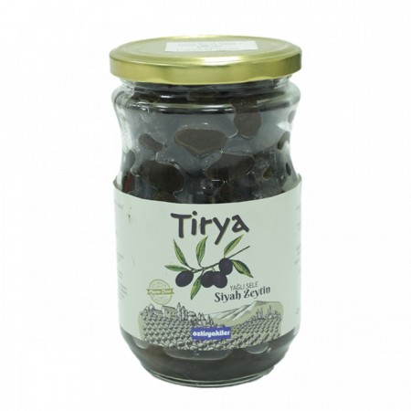 ORTA BOY GEMLİK YAĞLI SELE SİYAH ZEYTİN 231/260 KLB./450GR.