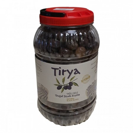 KÜÇÜK BOY GEMLiK YAĞLI SELE SİYAH ZEYTİN 350-380 KLB./2KG.