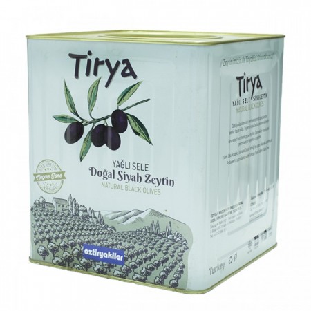 ORTA BOY GEMLİK YAĞLI SELE SİYAH ZEYTİN 230-260 KLB./10KG